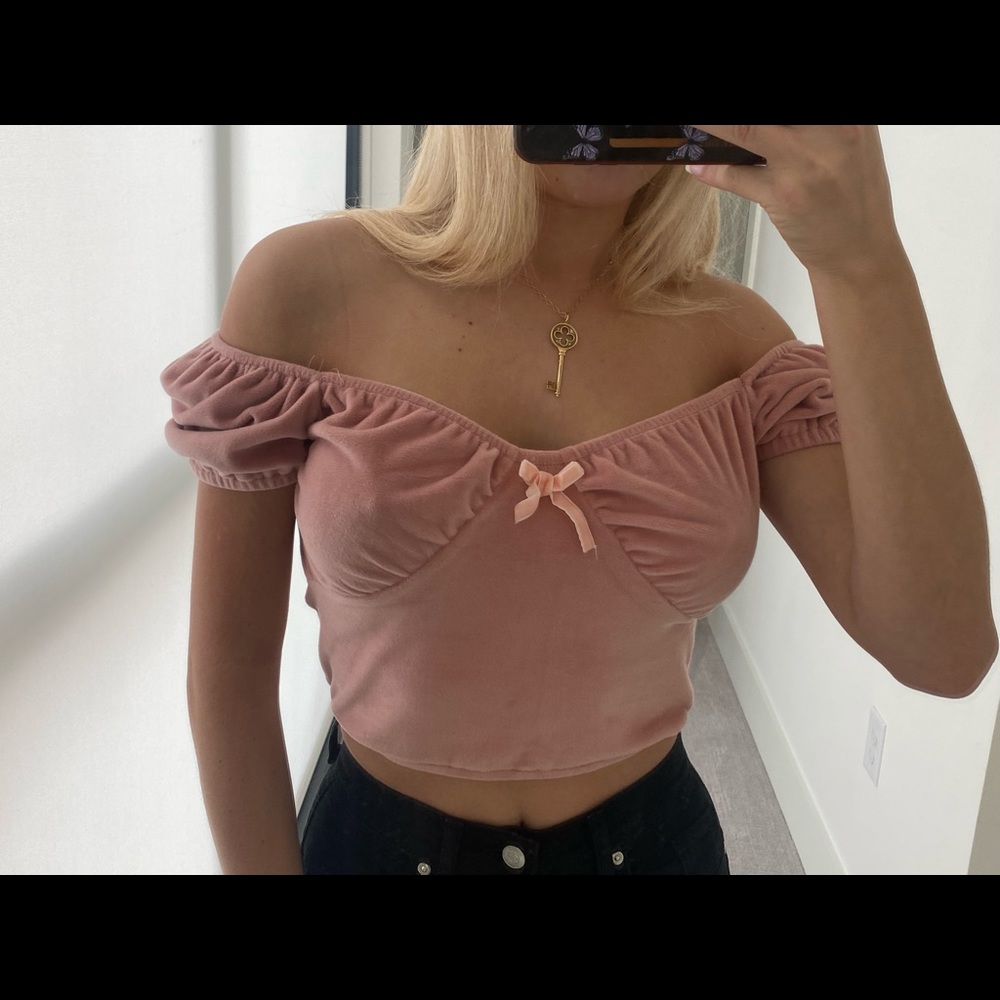 Pink blouse